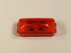 RECTANGULAR LED RED CLEA