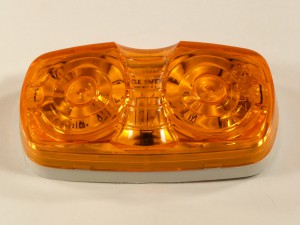 DBL BULLSEYE LED AMBER M
