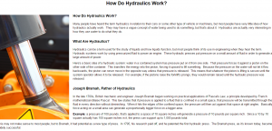 How do hydraulics work